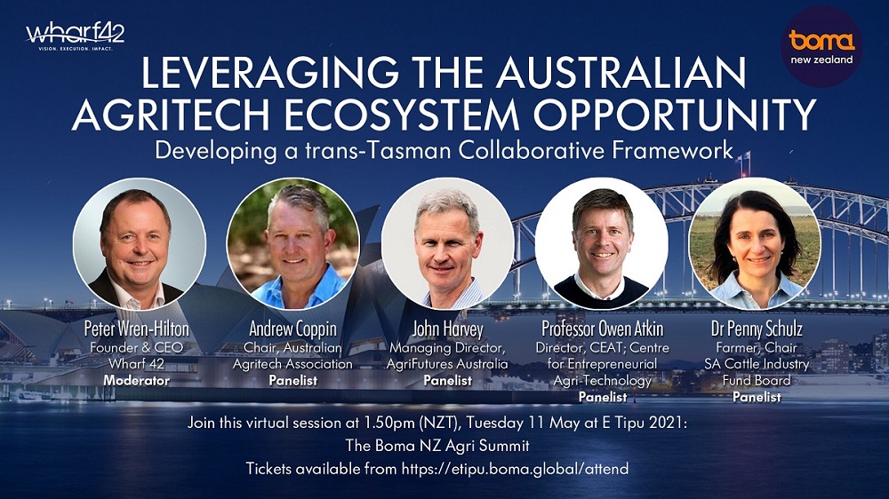 Leveraging the Australian Agritech Ecosystem Opportunity – Join this Virtual Session at the BOMA NZ Ag Summit